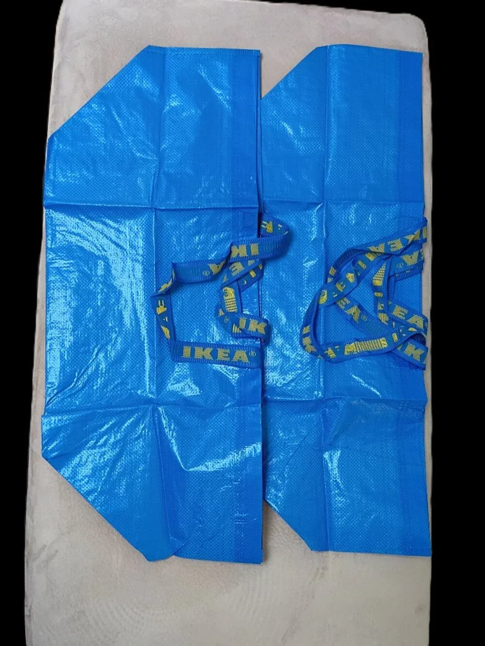 Set of 2 IKEA Frakta Large Blue Shopping Bags 19 Gal (21.75